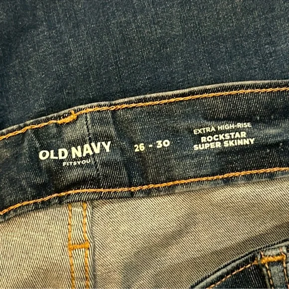 NWT Womens Old Navy Plus Rockstar Extra High Rise Skinny Jeans - Picture 10 of 14